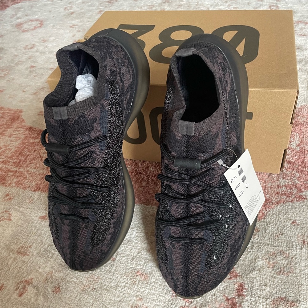 Adidas Yeezy Boost 380 onyx, size 9